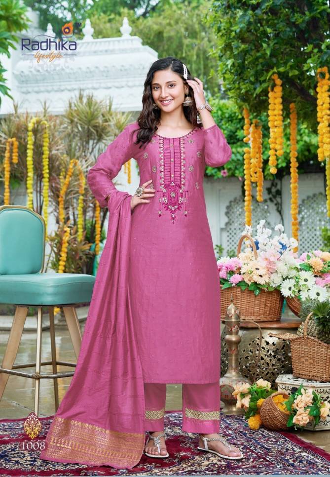 Radhika Sabhyata 1 Exclusive Wear Wholesale Kurti With Bottom Dupatta Collection